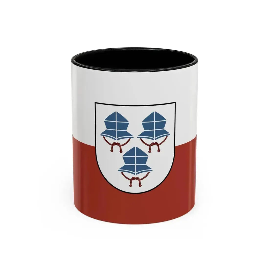 Flag of Landshut 3 Germany - Accent Coffee Mug 11oz Black - Go Mug Yourself