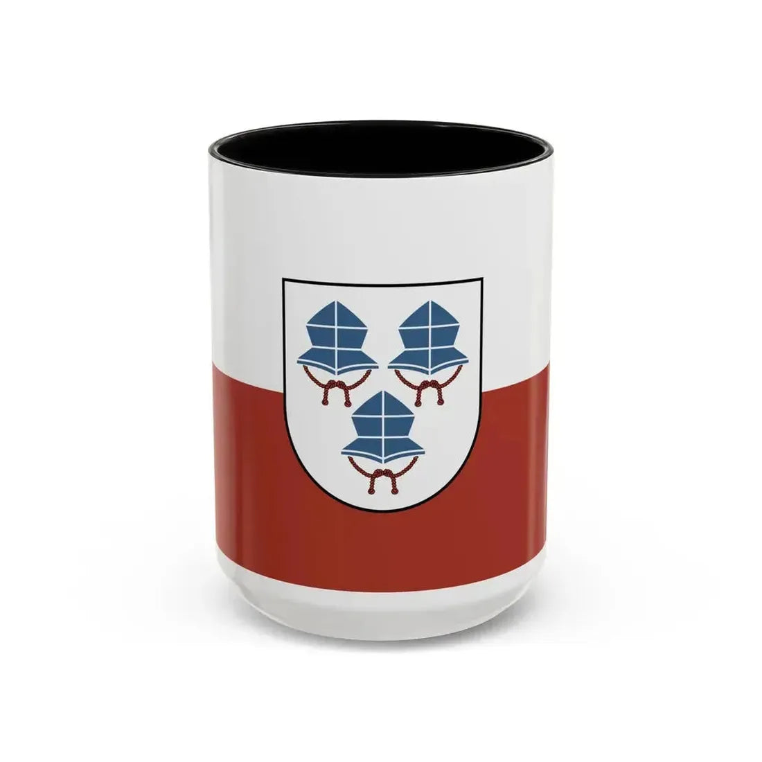 Flag of Landshut 3 Germany - Accent Coffee Mug 15oz Black - Go Mug Yourself