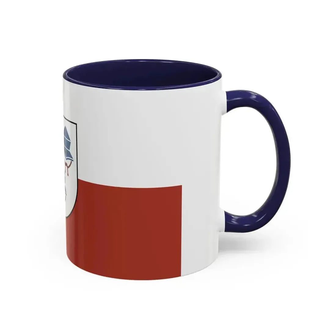 Flag of Landshut 3 Germany - Accent Coffee Mug - Go Mug Yourself