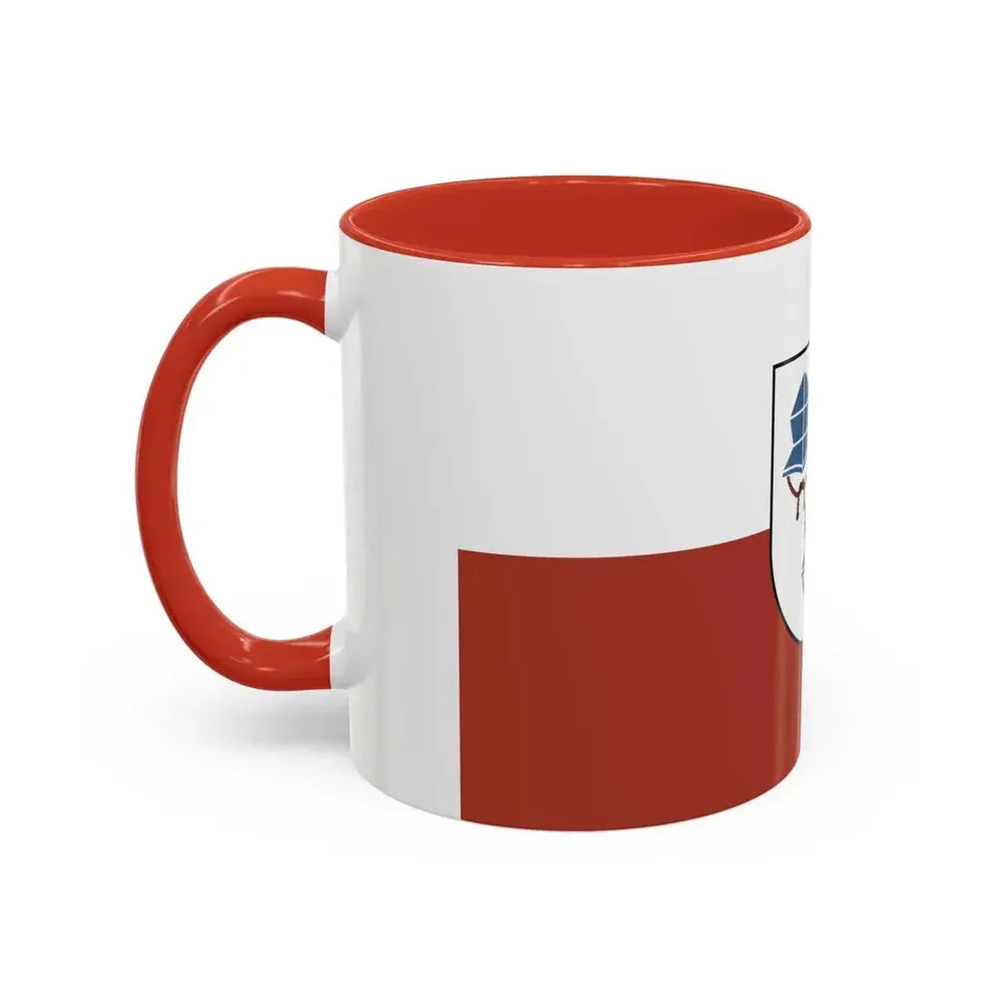 Flag of Landshut 3 Germany - Accent Coffee Mug - Go Mug Yourself