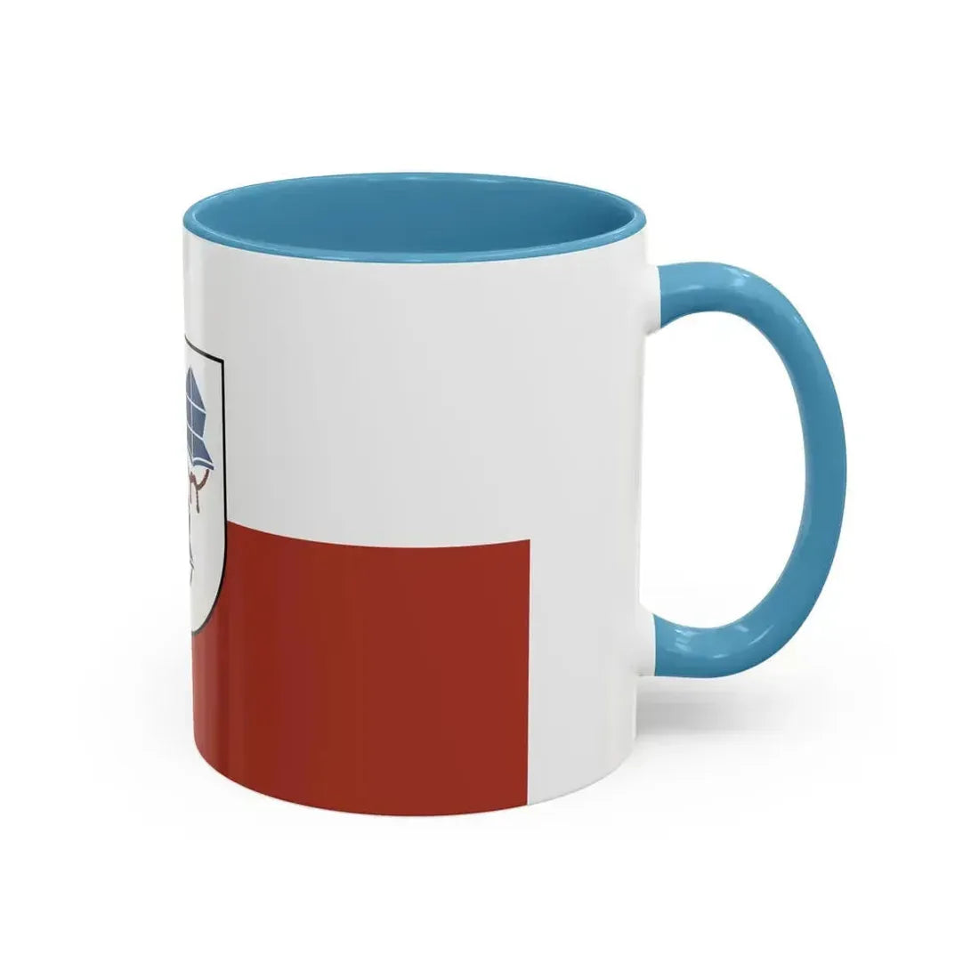 Flag of Landshut 3 Germany - Accent Coffee Mug - Go Mug Yourself