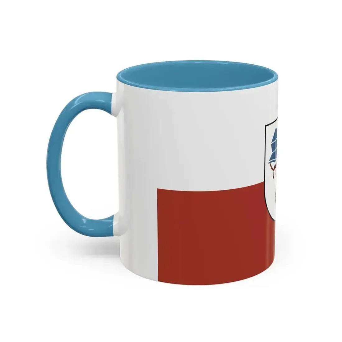 Flag of Landshut 3 Germany - Accent Coffee Mug - Go Mug Yourself