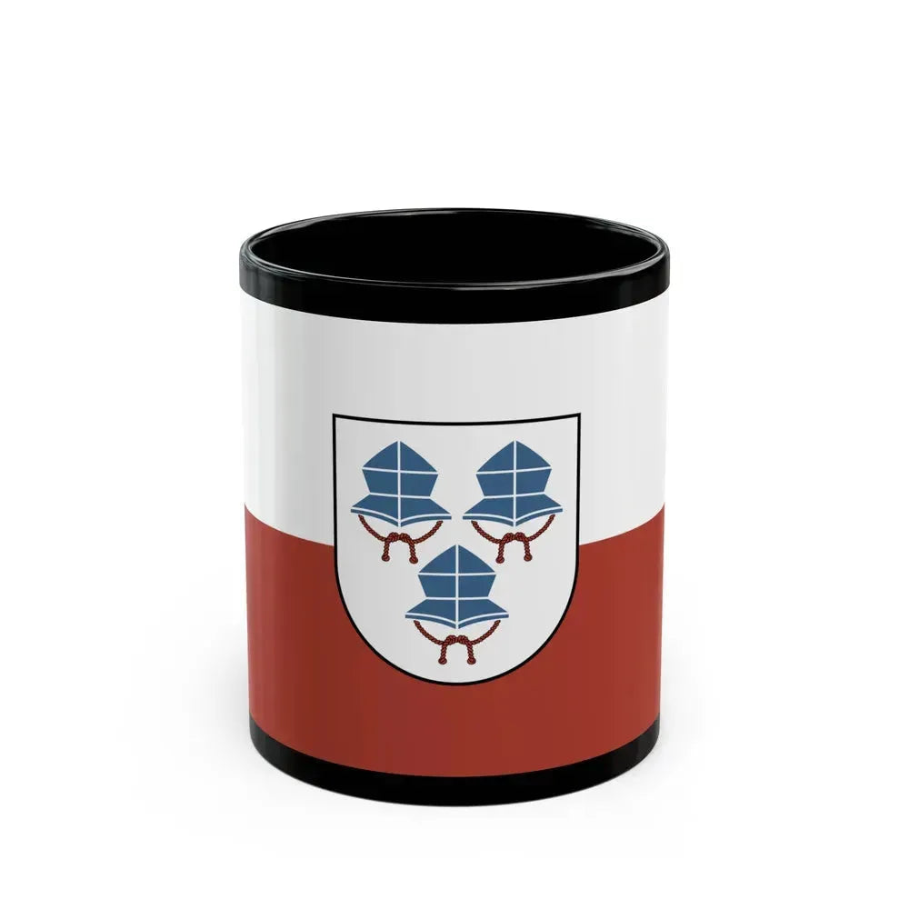 Flag of Landshut 3 Germany - Black Coffee Mug 11oz - Go Mug Yourself