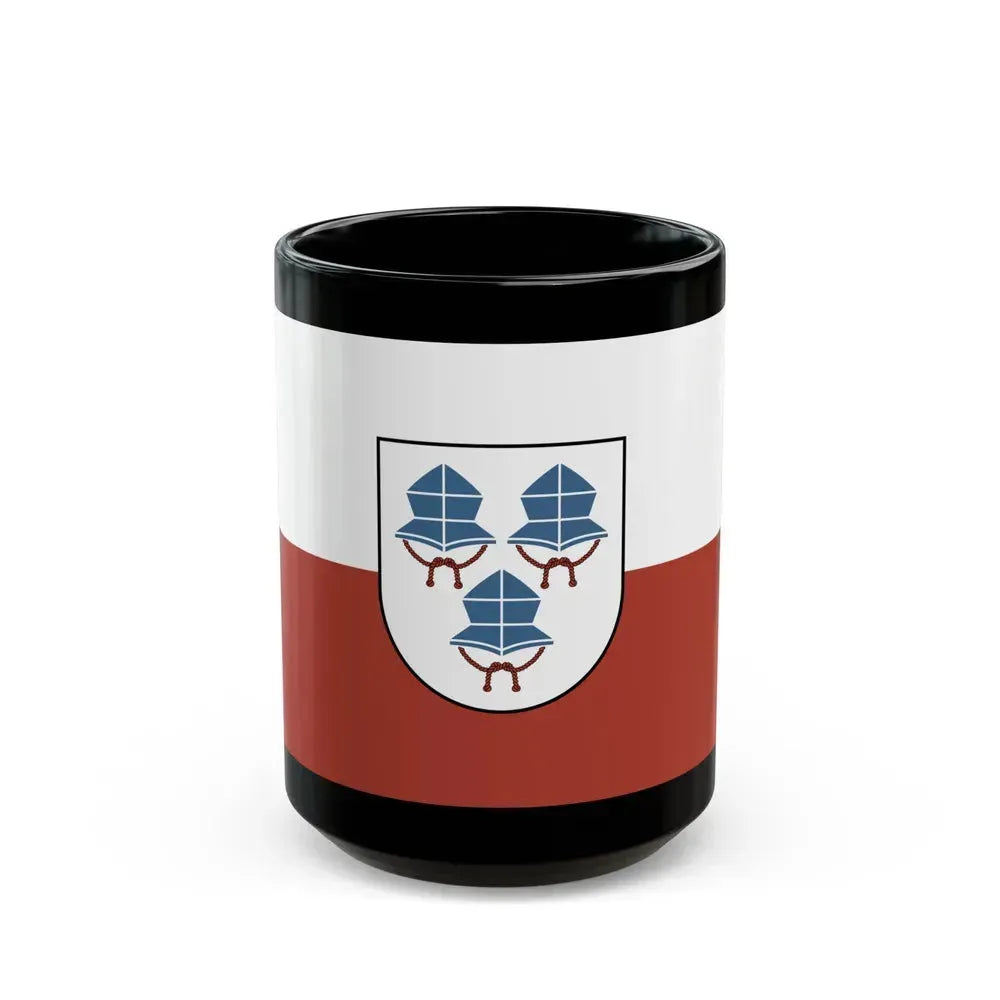 Flag of Landshut 3 Germany - Black Coffee Mug 15oz - Go Mug Yourself