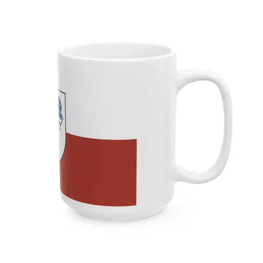 Flag of Landshut 3 Germany - White Coffee Mug - Go Mug Yourself