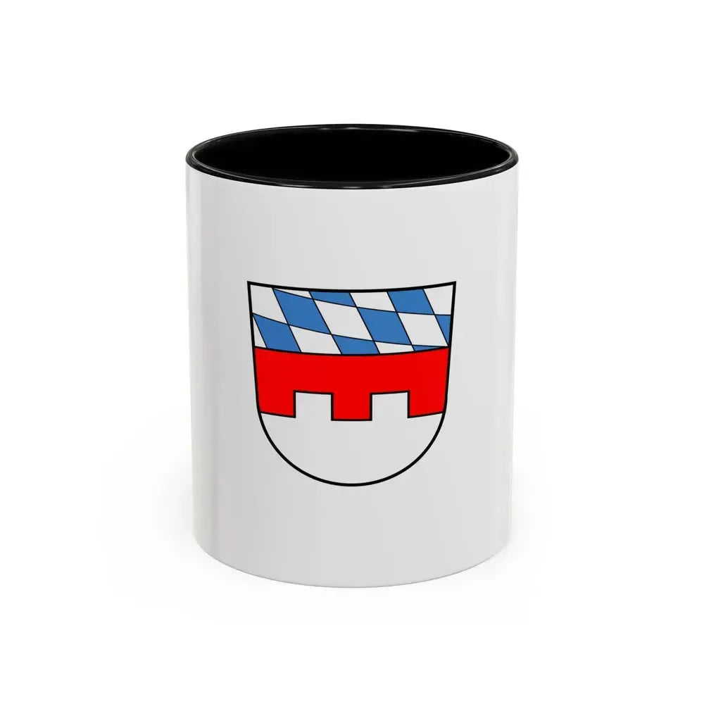 Flag of Landshut Germany - Accent Coffee Mug 11oz Black - Go Mug Yourself