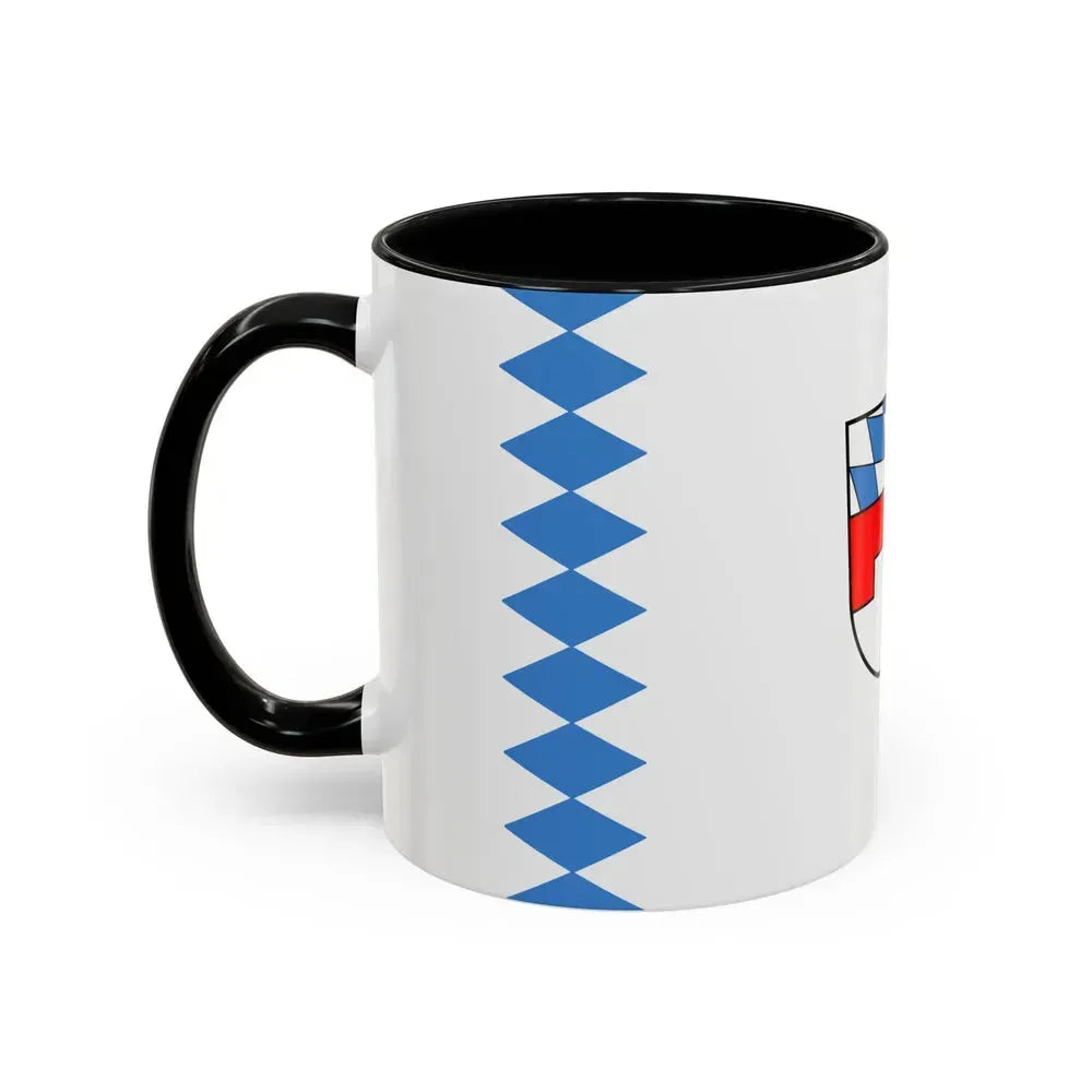 Flag of Landshut Germany - Accent Coffee Mug - Go Mug Yourself