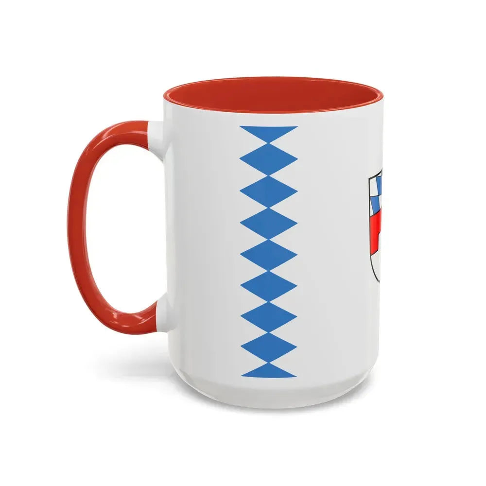 Flag of Landshut Germany - Accent Coffee Mug - Go Mug Yourself