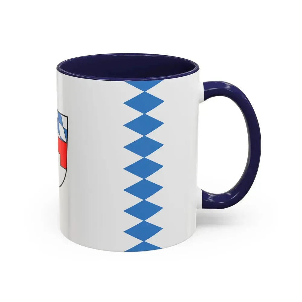 Flag of Landshut Germany - Accent Coffee Mug - Go Mug Yourself