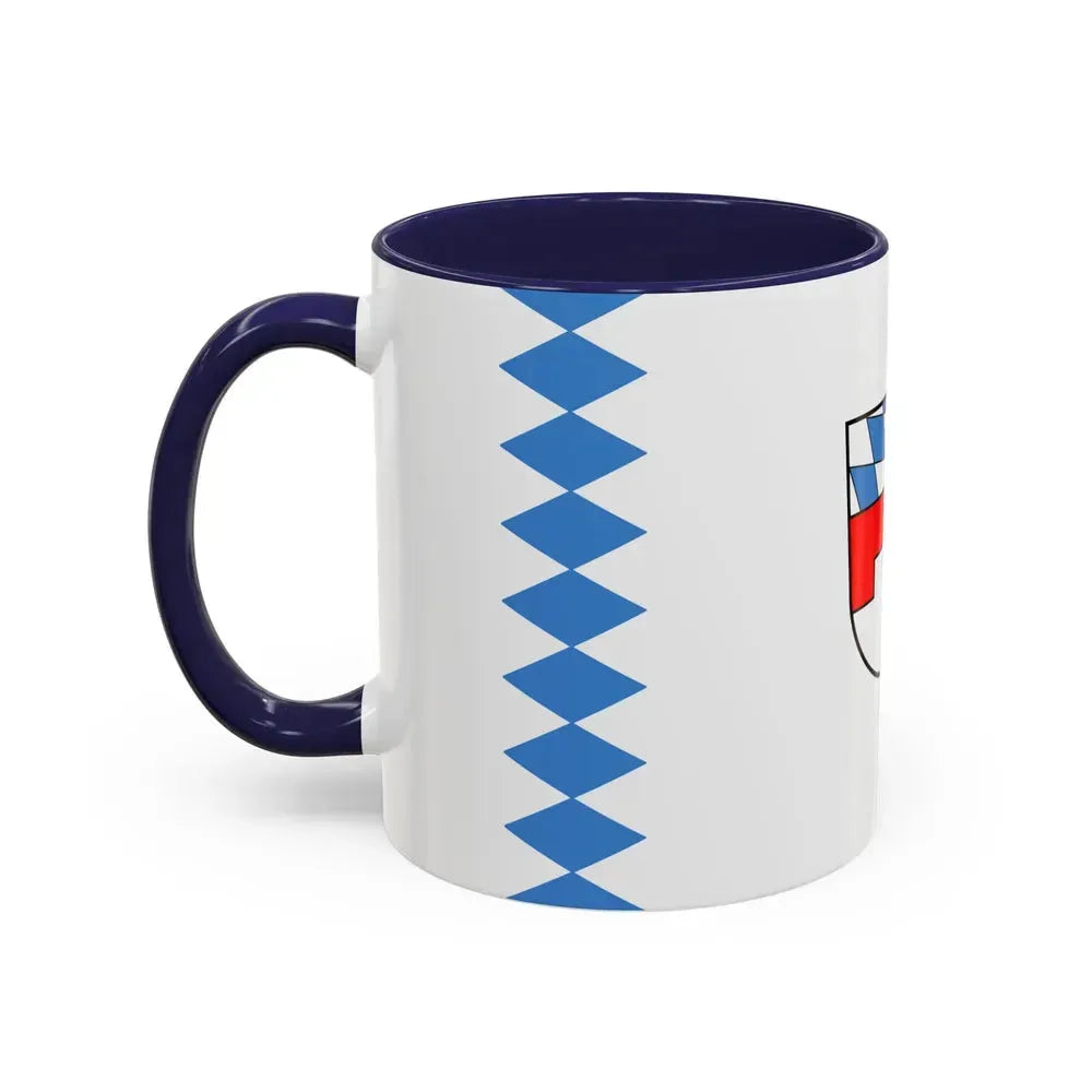 Flag of Landshut Germany - Accent Coffee Mug - Go Mug Yourself