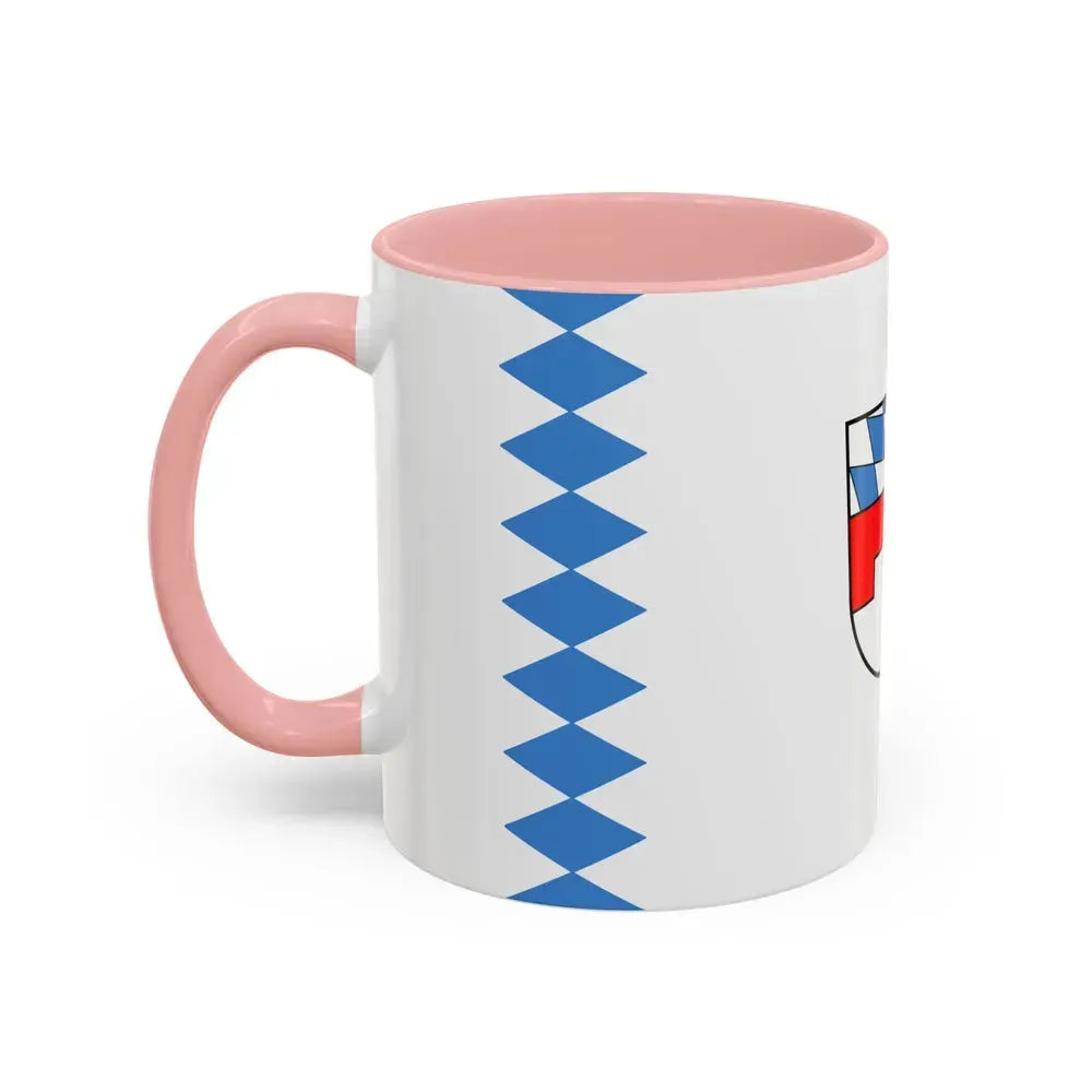 Flag of Landshut Germany - Accent Coffee Mug - Go Mug Yourself