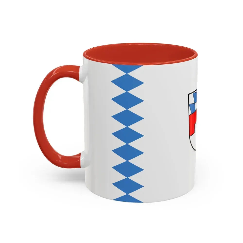 Flag of Landshut Germany - Accent Coffee Mug - Go Mug Yourself