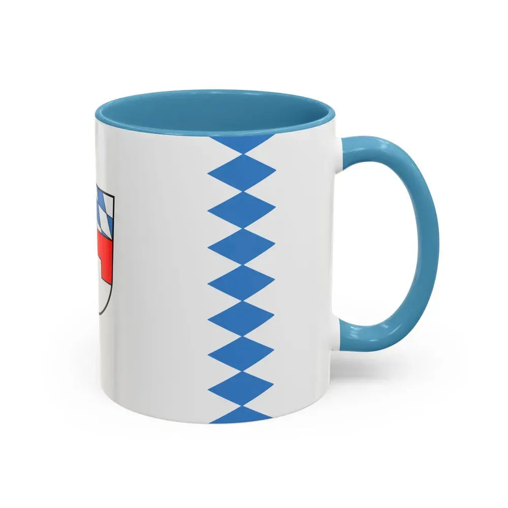 Flag of Landshut Germany - Accent Coffee Mug - Go Mug Yourself