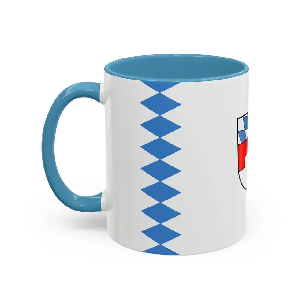 Flag of Landshut Germany - Accent Coffee Mug - Go Mug Yourself