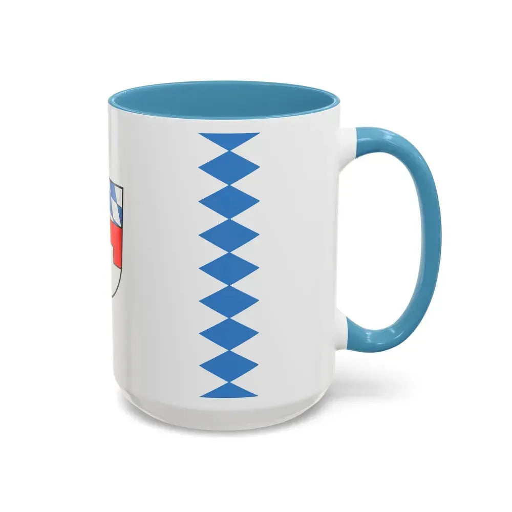 Flag of Landshut Germany - Accent Coffee Mug - Go Mug Yourself