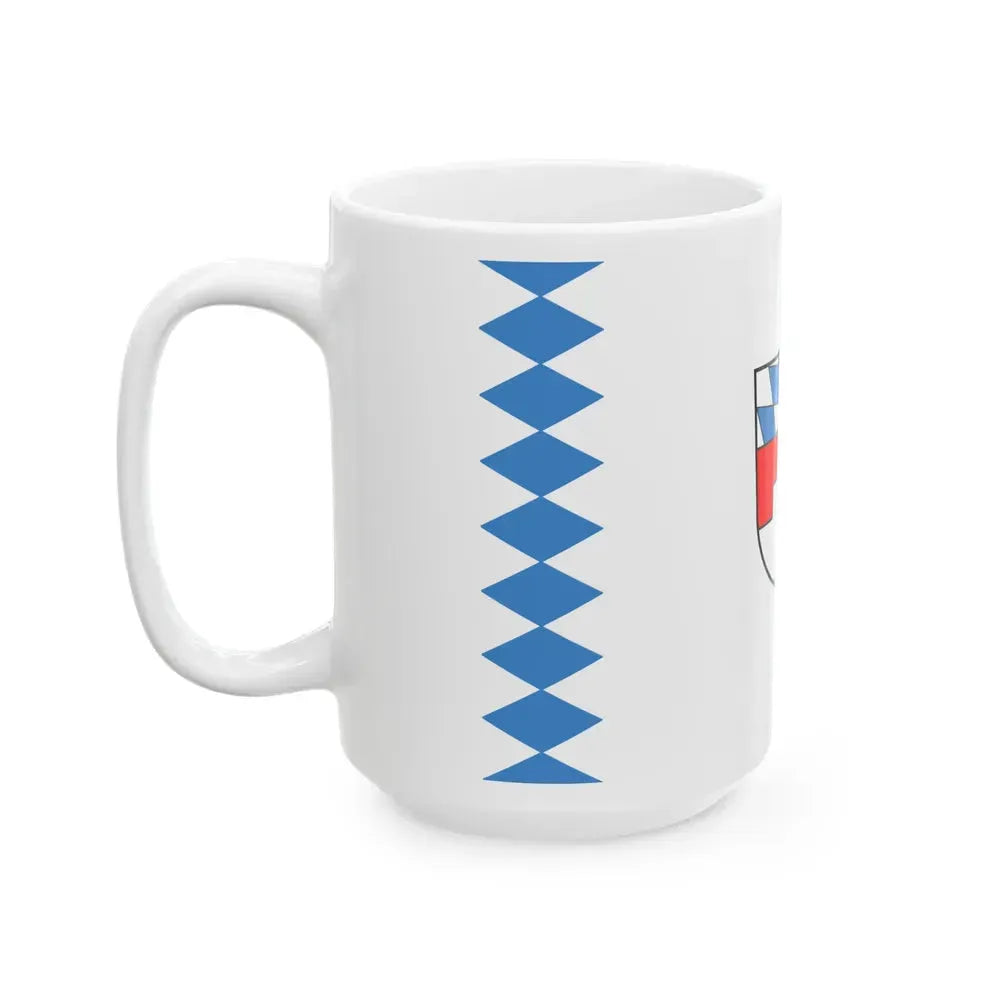 Flag of Landshut Germany - White Coffee Mug - Go Mug Yourself