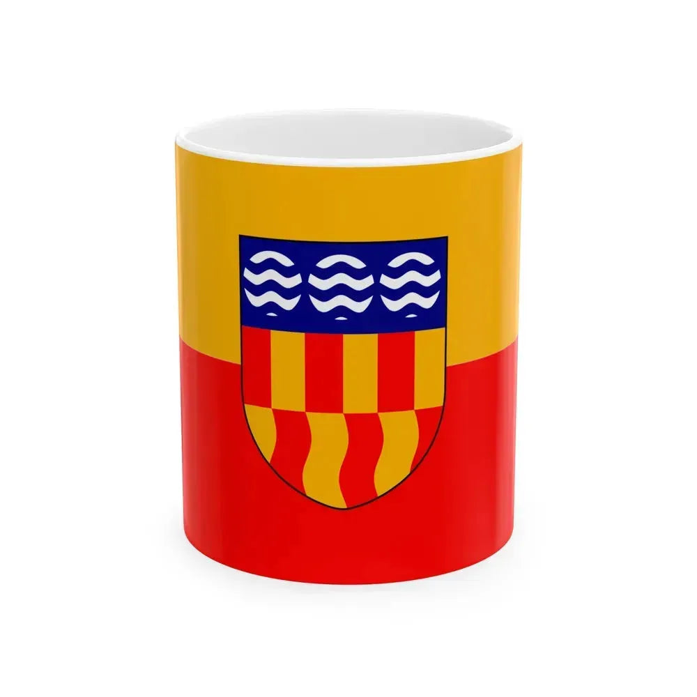 Flag of Langford BC Canada - White Coffee Mug 11oz - Go Mug Yourself