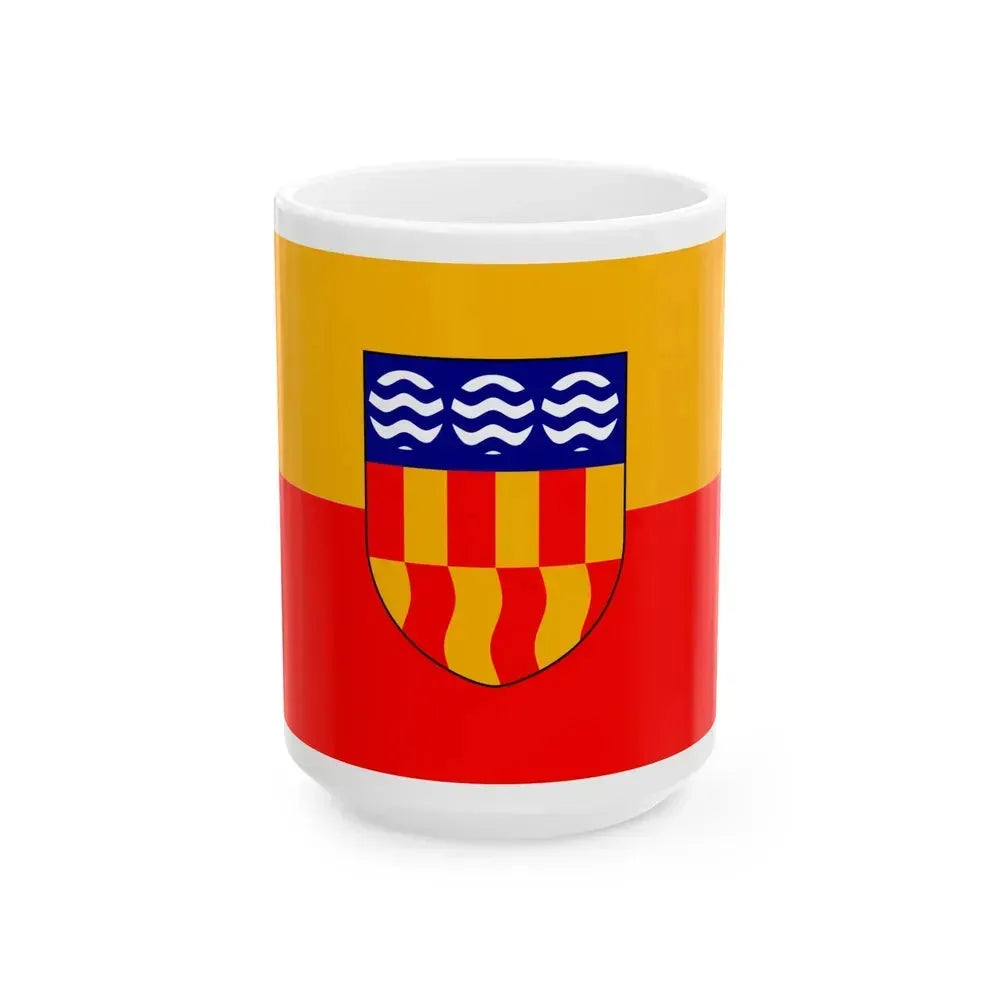 Flag of Langford BC Canada - White Coffee Mug 15oz - Go Mug Yourself