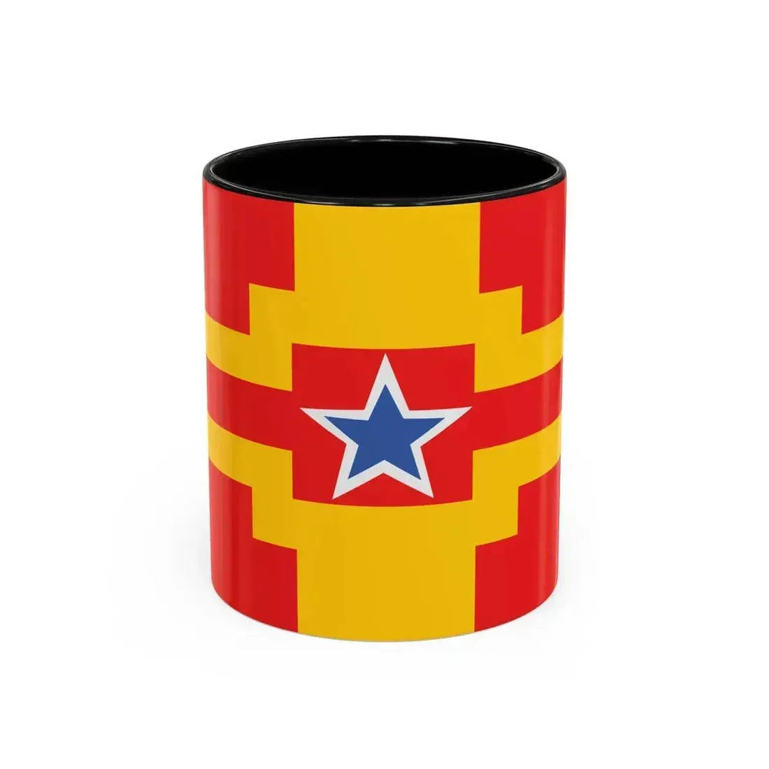 Flag of Langley BC Canada - Accent Coffee Mug 11oz Black - Go Mug Yourself