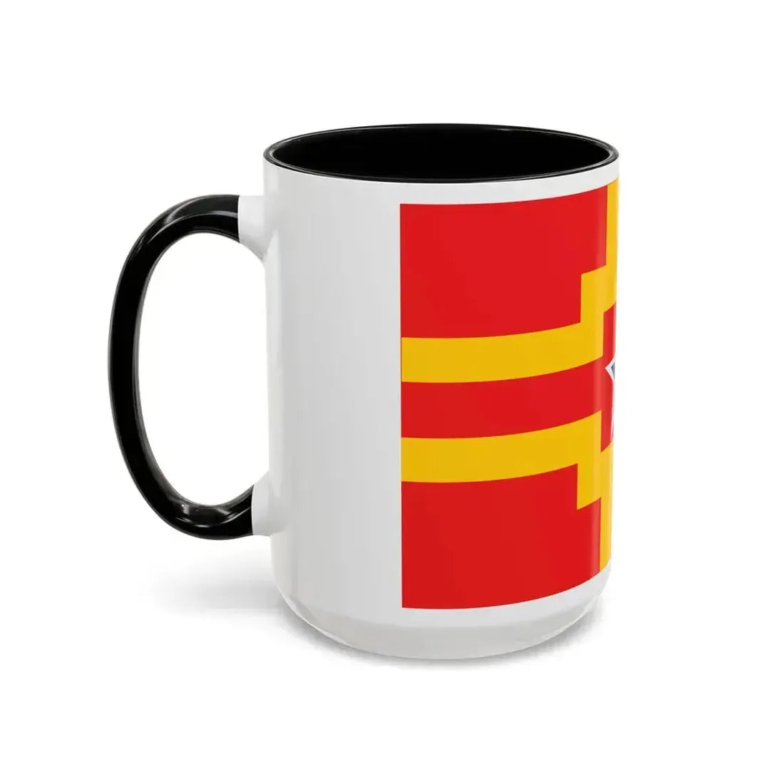 Flag of Langley BC Canada - Accent Coffee Mug - Go Mug Yourself