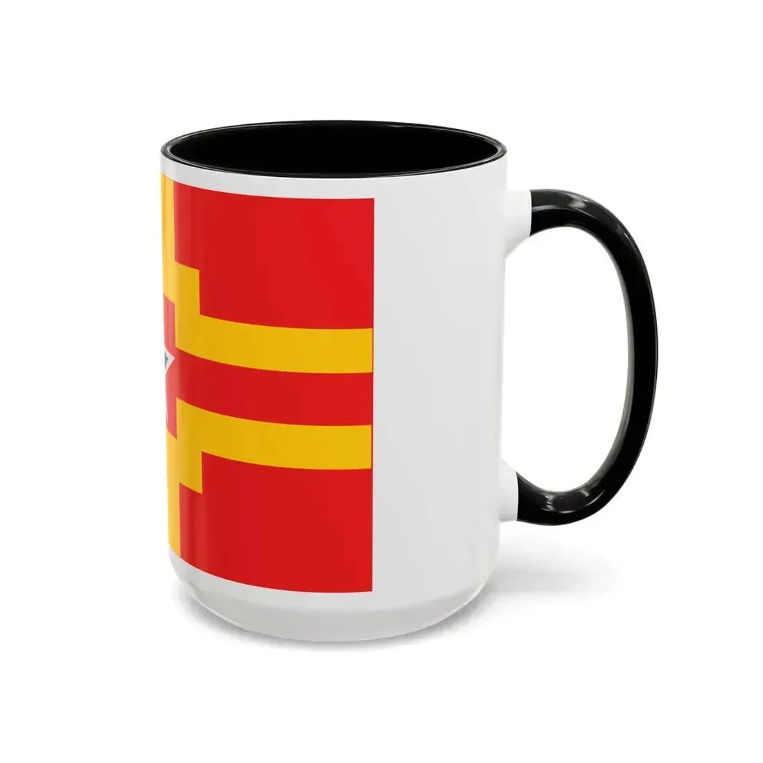 Flag of Langley BC Canada - Accent Coffee Mug - Go Mug Yourself