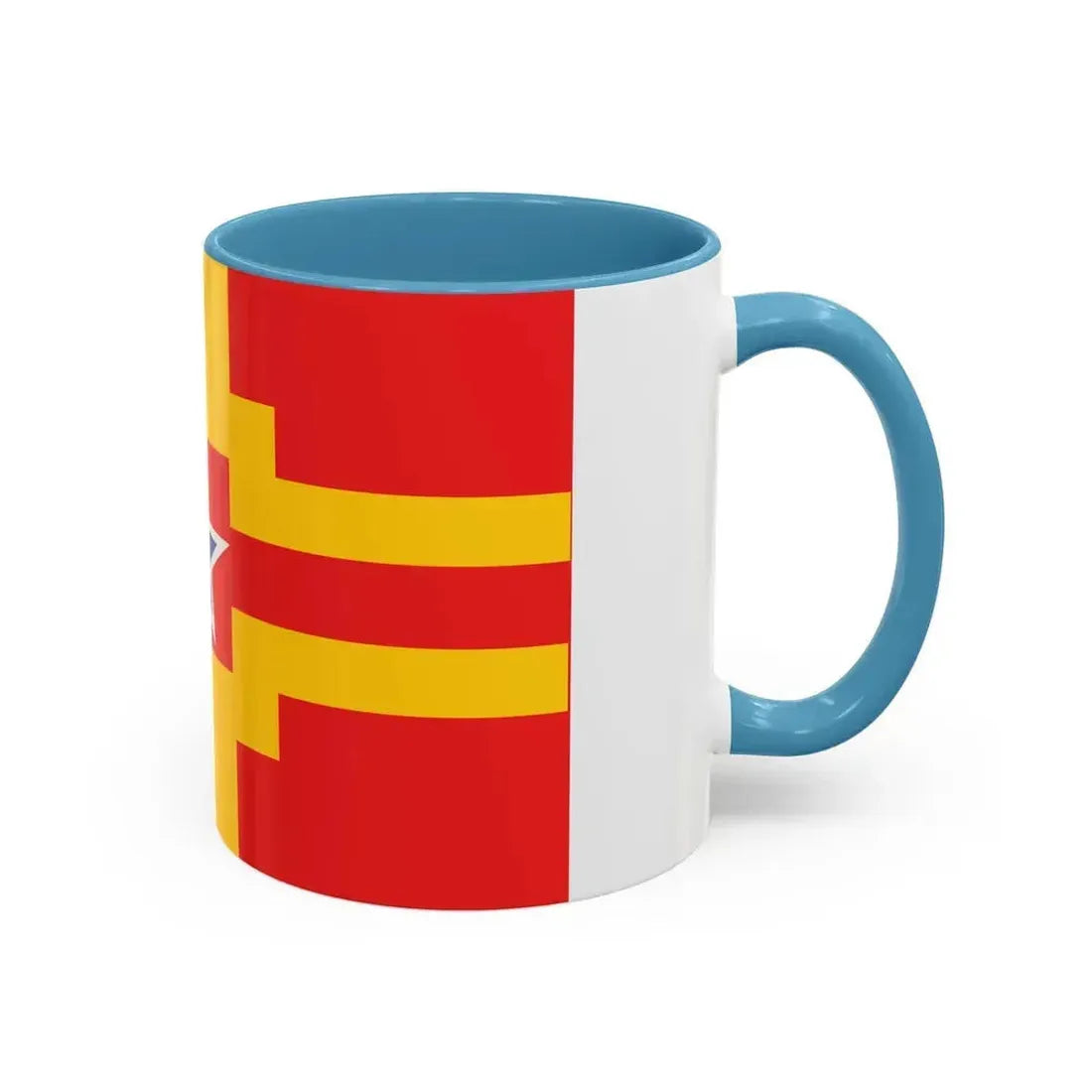 Flag of Langley BC Canada - Accent Coffee Mug - Go Mug Yourself