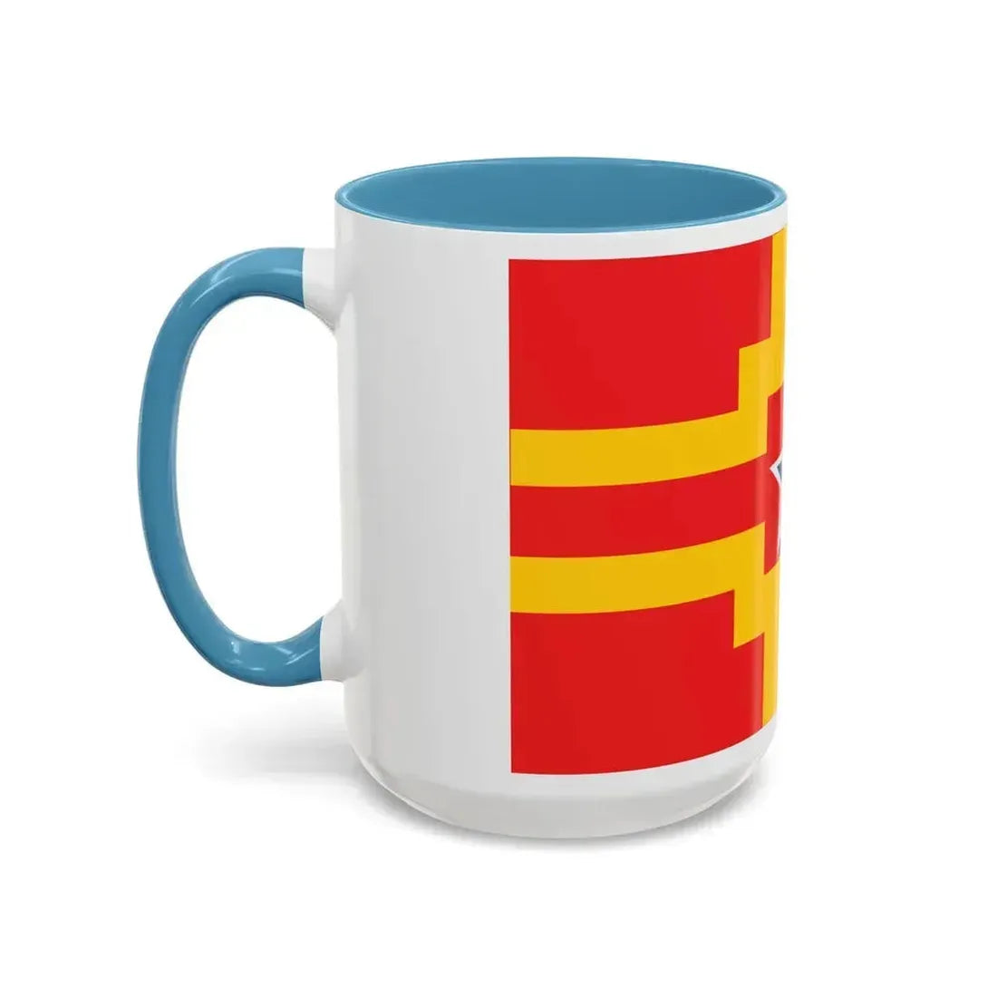 Flag of Langley BC Canada - Accent Coffee Mug - Go Mug Yourself