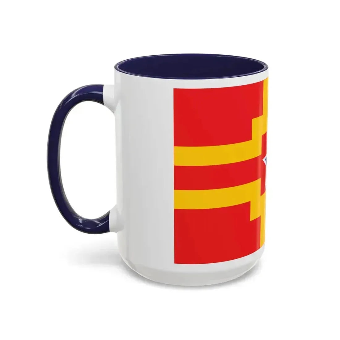 Flag of Langley BC Canada - Accent Coffee Mug - Go Mug Yourself