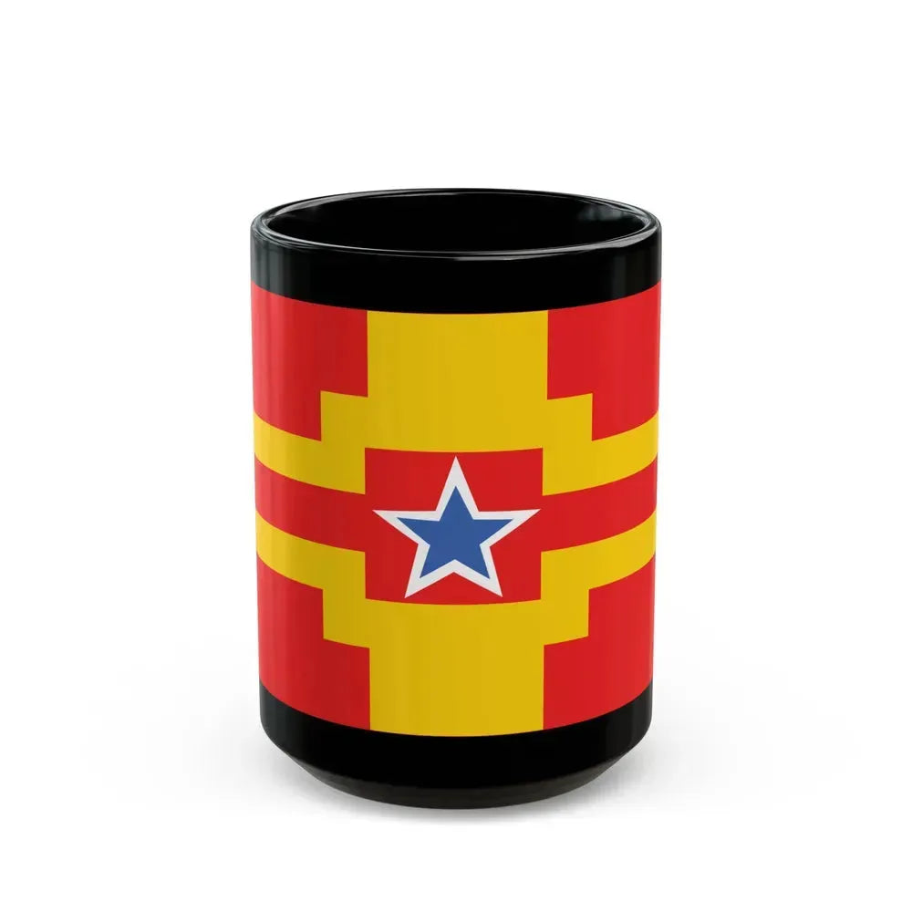 Flag of Langley BC Canada - Black Coffee Mug 15oz - Go Mug Yourself