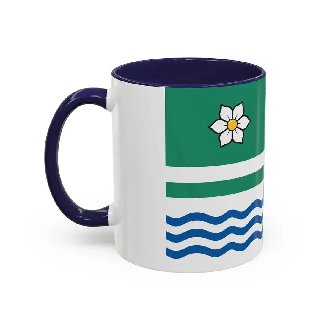 Flag of Langley British Columbia Canada - Accent Coffee Mug - Go Mug Yourself