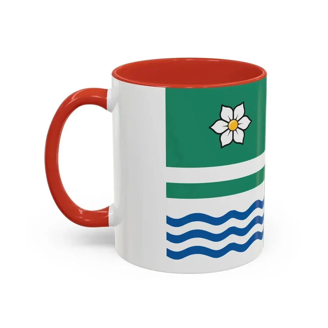 Flag of Langley British Columbia Canada - Accent Coffee Mug - Go Mug Yourself