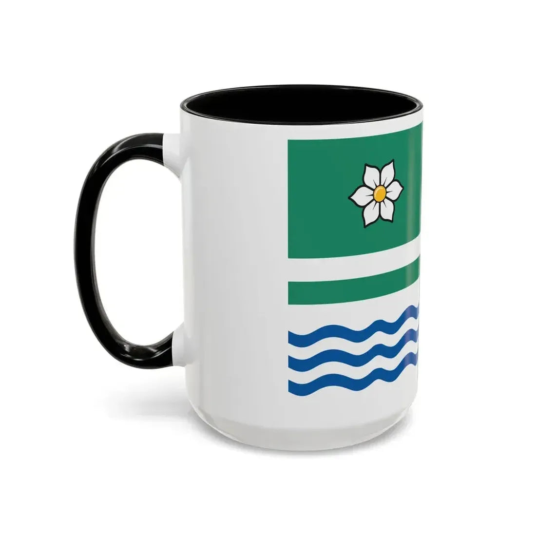 Flag of Langley British Columbia Canada - Accent Coffee Mug - Go Mug Yourself
