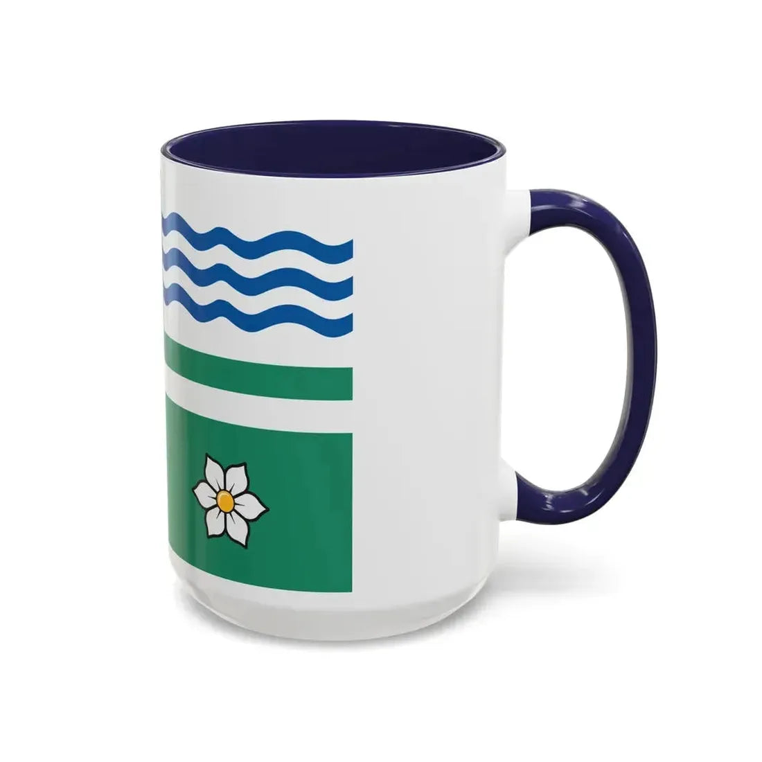 Flag of Langley British Columbia Canada - Accent Coffee Mug - Go Mug Yourself