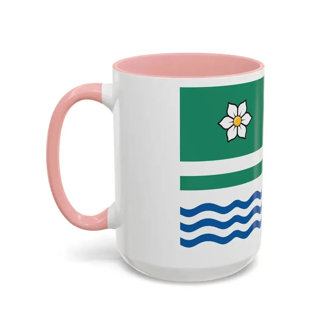 Flag of Langley British Columbia Canada - Accent Coffee Mug - Go Mug Yourself