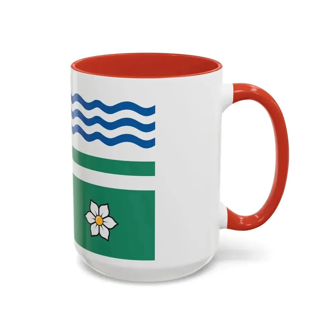 Flag of Langley British Columbia Canada - Accent Coffee Mug - Go Mug Yourself