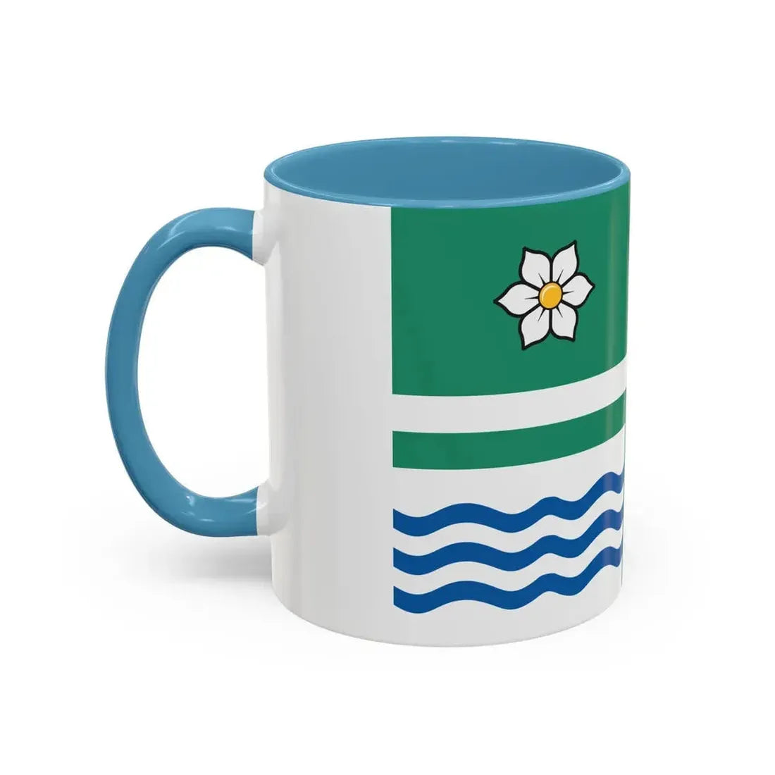 Flag of Langley British Columbia Canada - Accent Coffee Mug - Go Mug Yourself