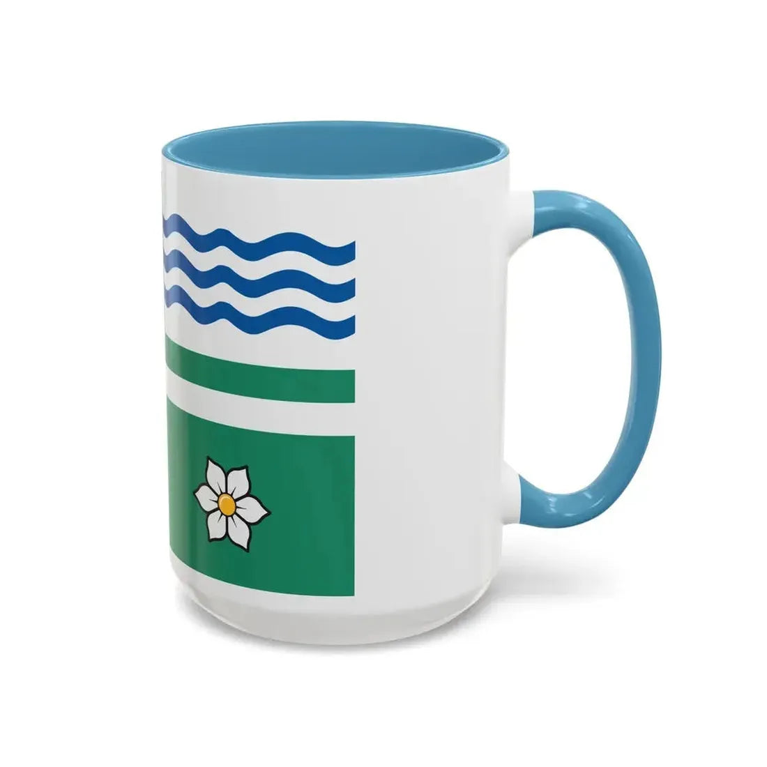 Flag of Langley British Columbia Canada - Accent Coffee Mug - Go Mug Yourself