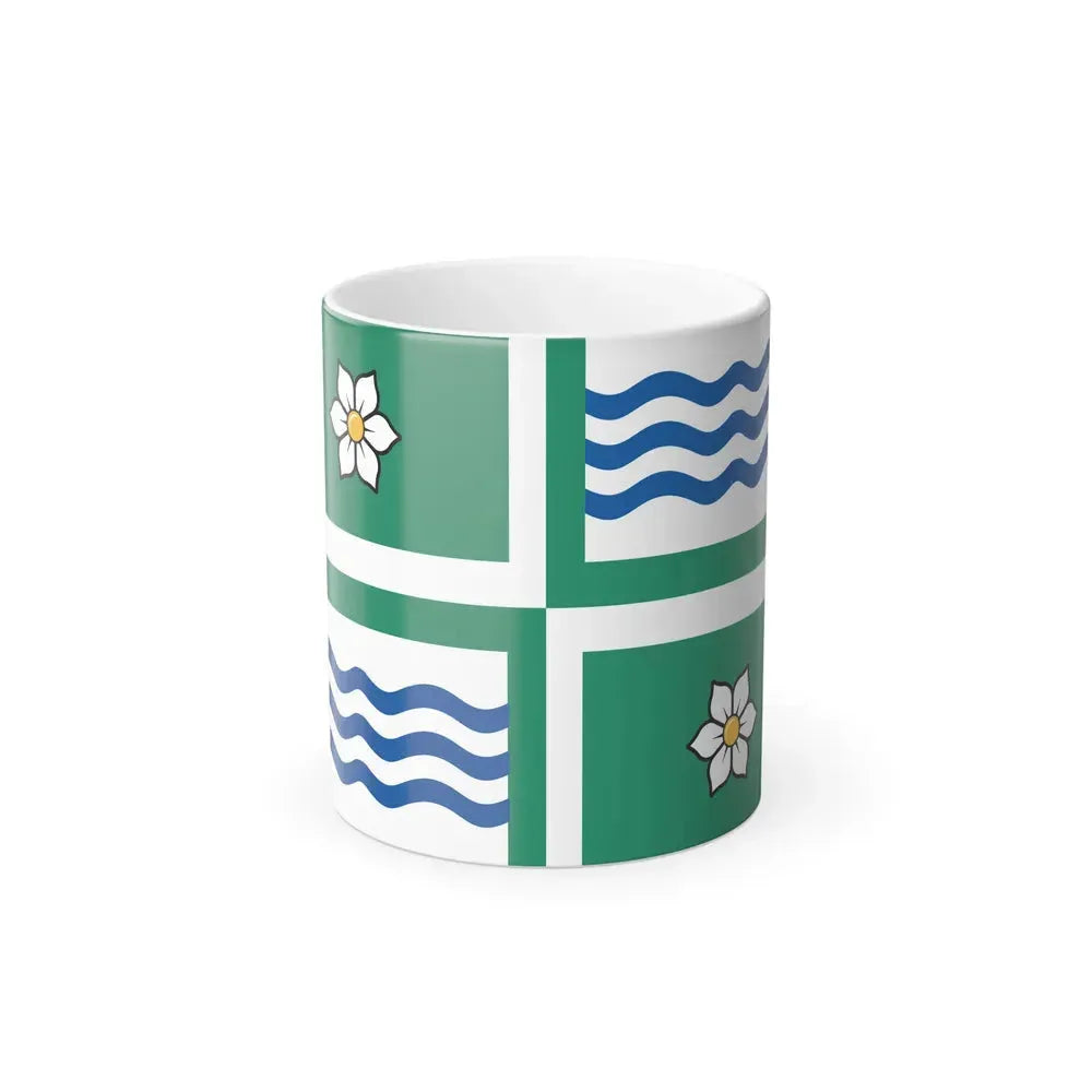 Flag of Langley British Columbia Canada - Color Changing Coffee Mug 11oz - Go Mug Yourself