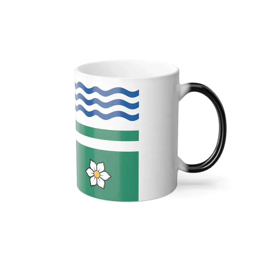 Flag of Langley British Columbia Canada - Color Changing Coffee Mug - Go Mug Yourself