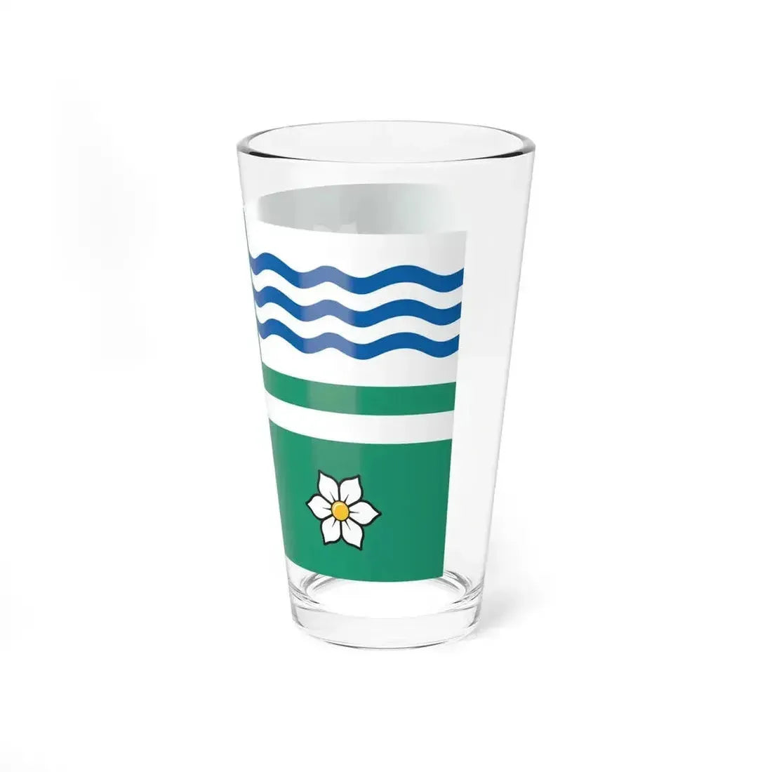 Flag of Langley British Columbia Canada - Pint Glass 16oz - Go Mug Yourself