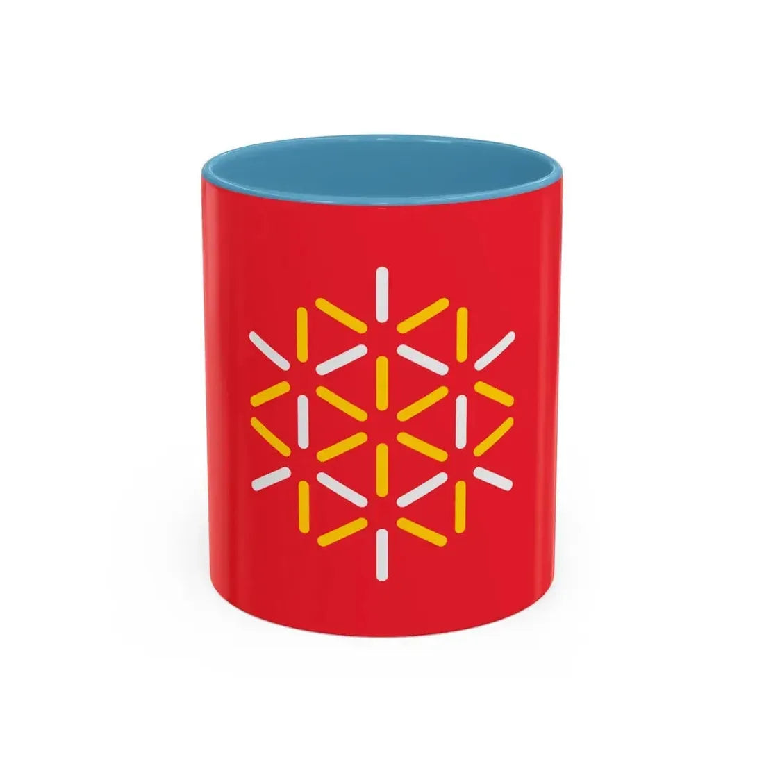 Flag of Languedoc Roussillon France 2 - Accent Coffee Mug 11oz Light Blue - Go Mug Yourself