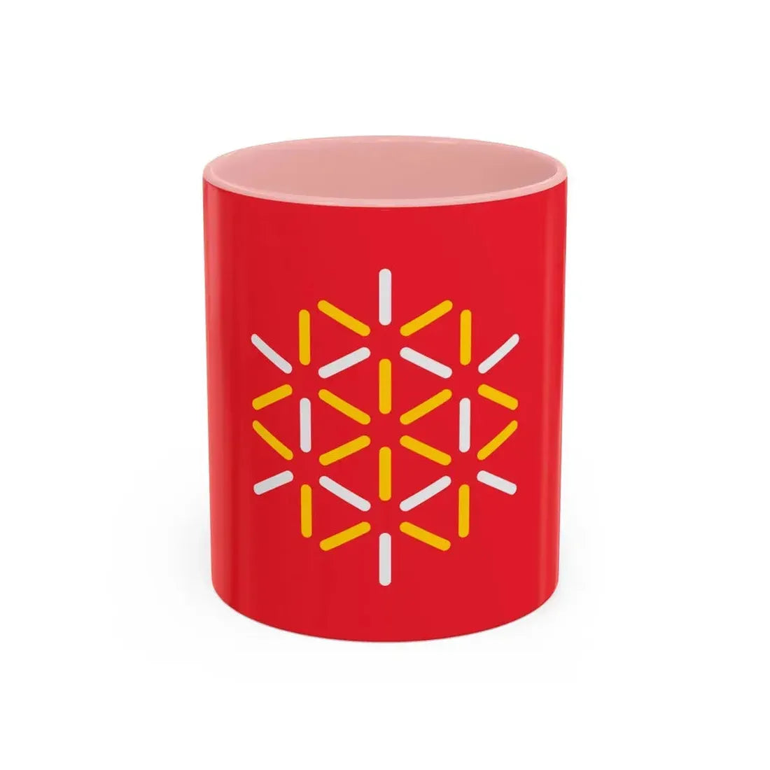 Flag of Languedoc Roussillon France 2 - Accent Coffee Mug 11oz Pink - Go Mug Yourself
