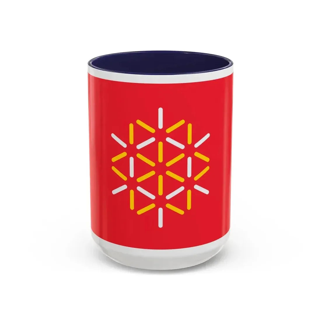 Flag of Languedoc Roussillon France 2 - Accent Coffee Mug 15oz Navy - Go Mug Yourself