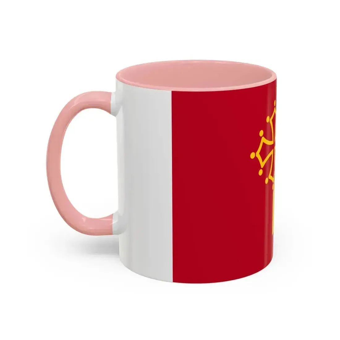 Flag of Languedoc Roussillon France - Accent Coffee Mug - Go Mug Yourself