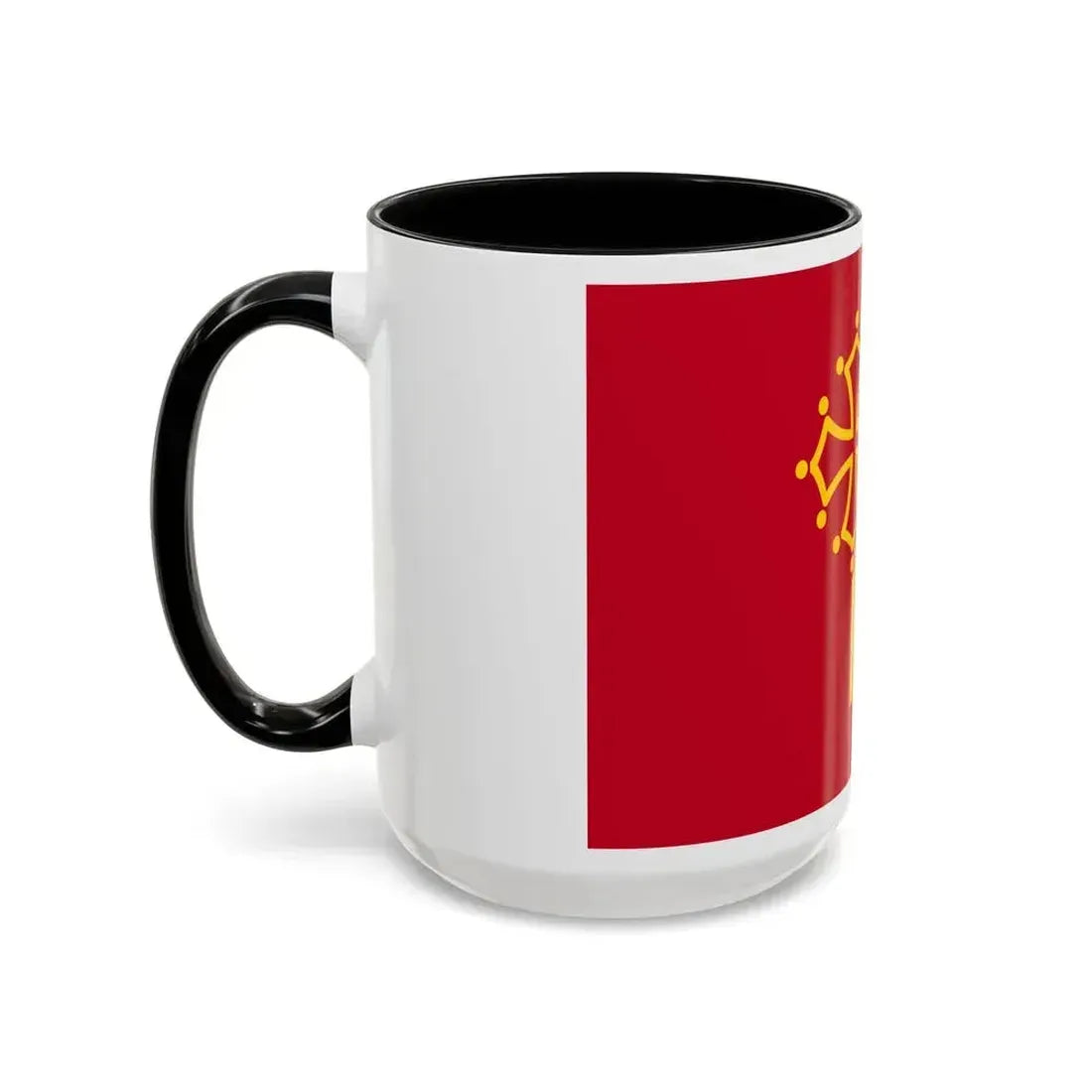 Flag of Languedoc Roussillon France - Accent Coffee Mug - Go Mug Yourself