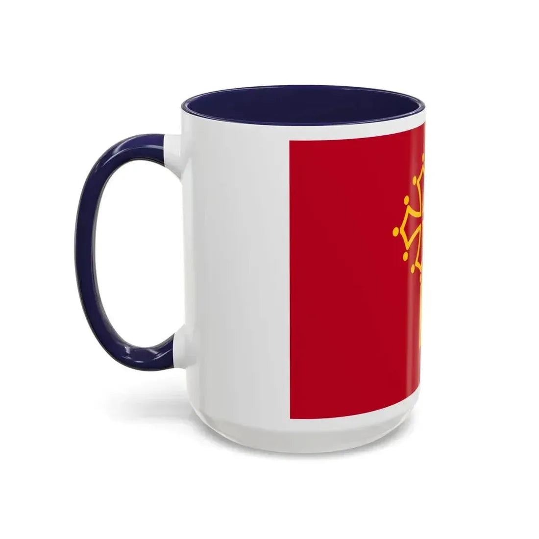 Flag of Languedoc Roussillon France - Accent Coffee Mug - Go Mug Yourself