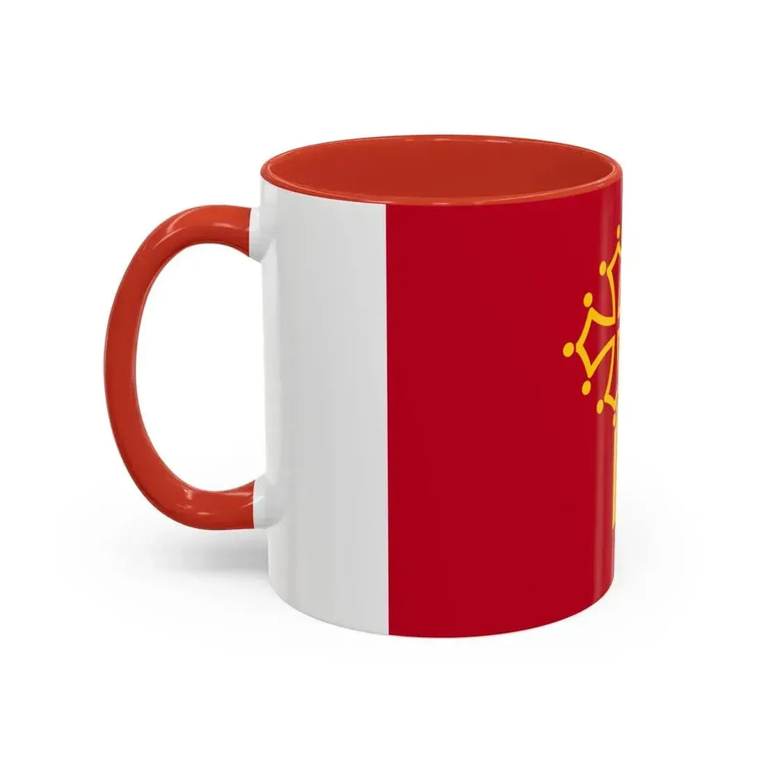 Flag of Languedoc Roussillon France - Accent Coffee Mug - Go Mug Yourself