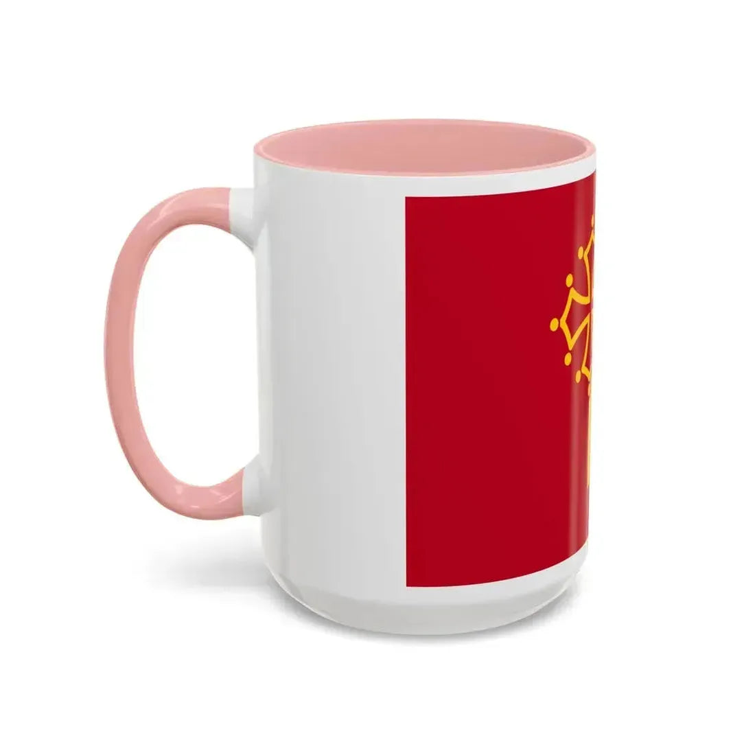 Flag of Languedoc Roussillon France - Accent Coffee Mug - Go Mug Yourself