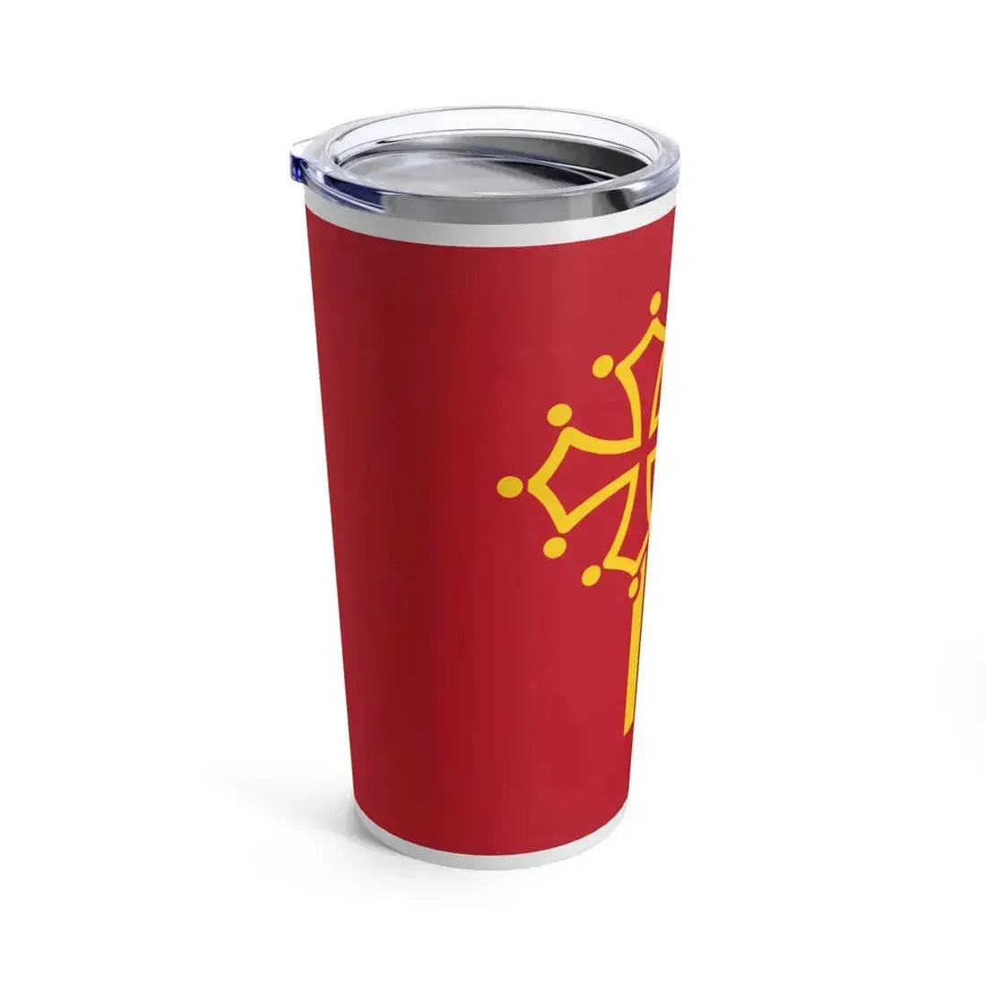 Flag of Languedoc Roussillon France - Tumbler 20oz - Go Mug Yourself
