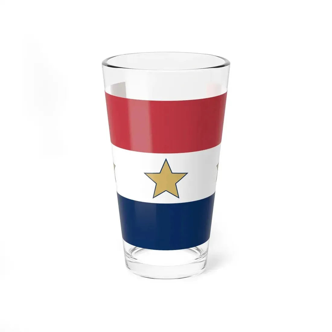 Flag of Lansing Illinois (United States) Pint Glass 16oz 16oz - Go Mug Yourself